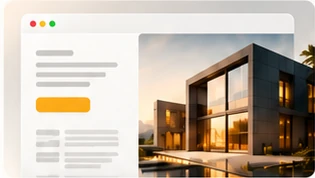 Site institucional aberto em um notebook
