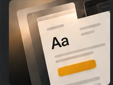 Estudo de interface e hierarquia de texto